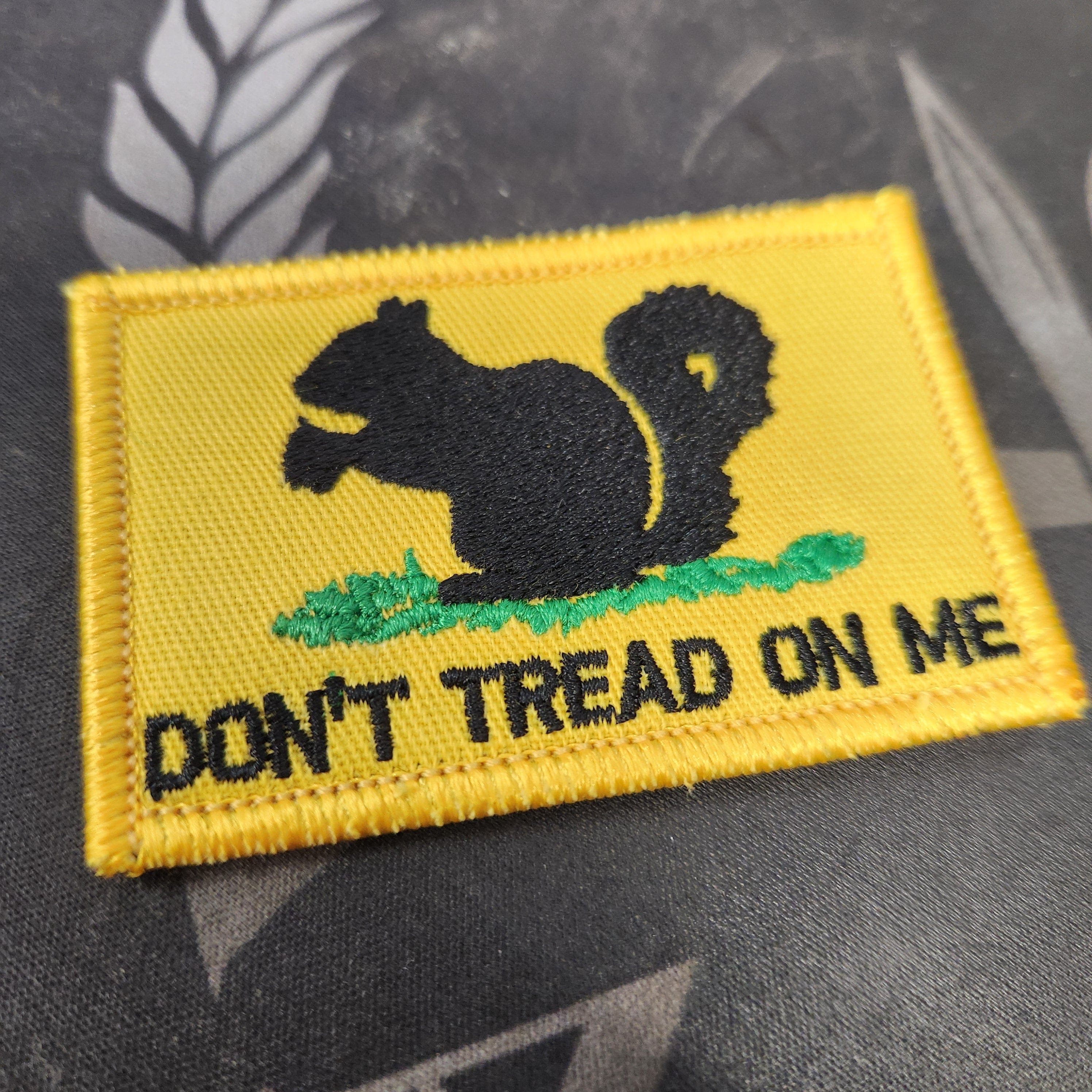 Peanut the Squirrel Version - Don't Tread on Me - 2x3 Patch Full Color