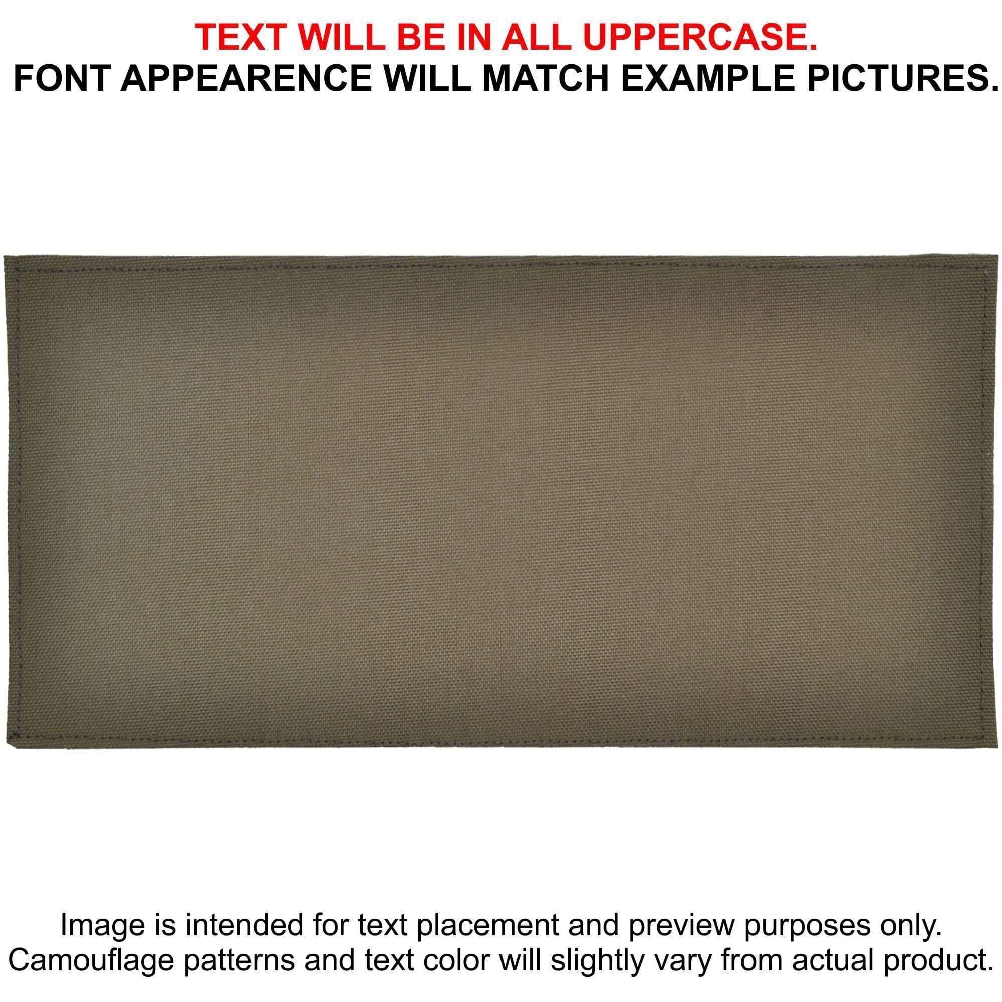 Tactical Gear Junkie Patches Ranger Green CORDURA® Custom Heat Press Vinyl - 4x8 CORDURA® Patch