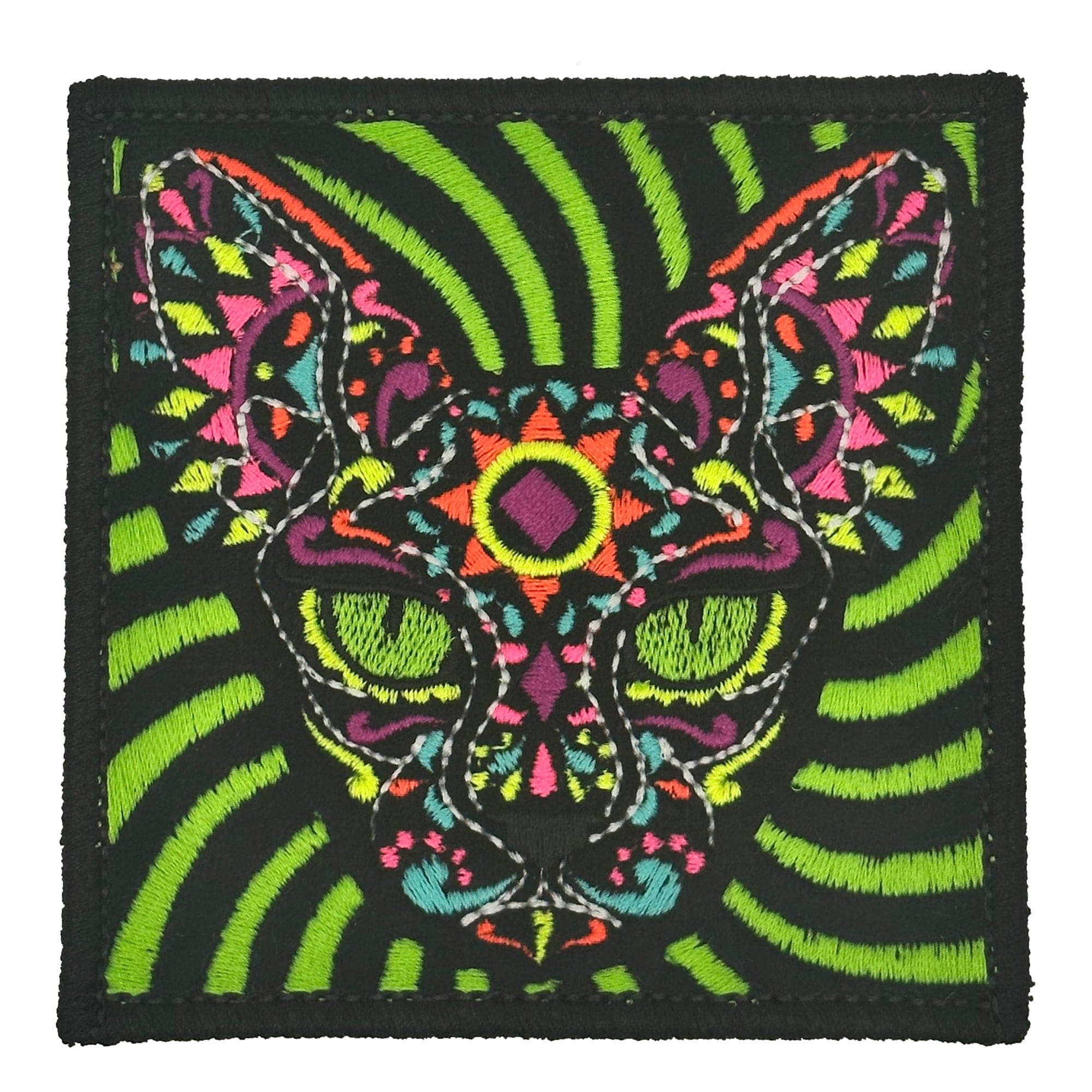 Blacklight Cat - 3.5" Patch