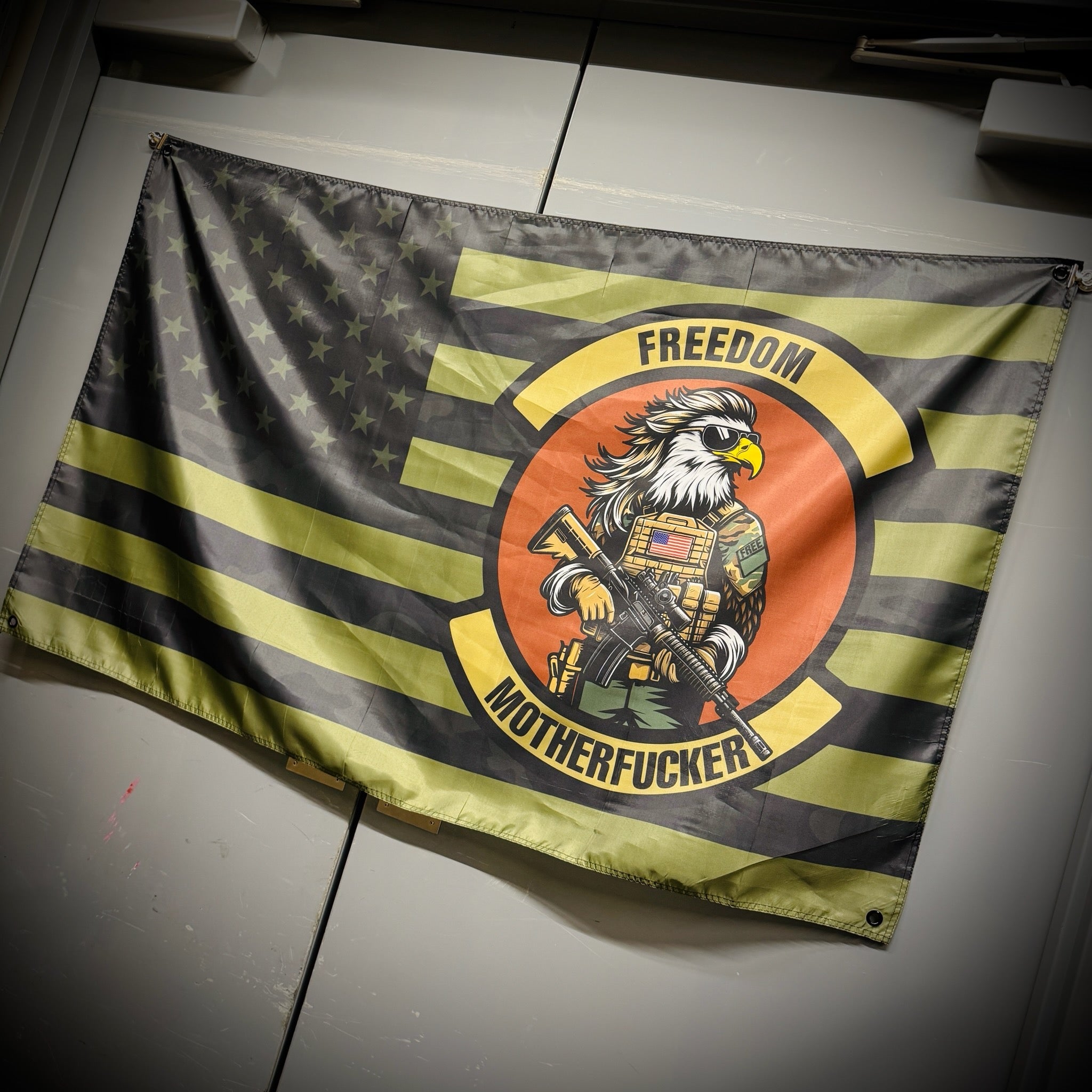 Freedom Mother Fucker / US Flag - 3'x5' - TGJ Wall Banner