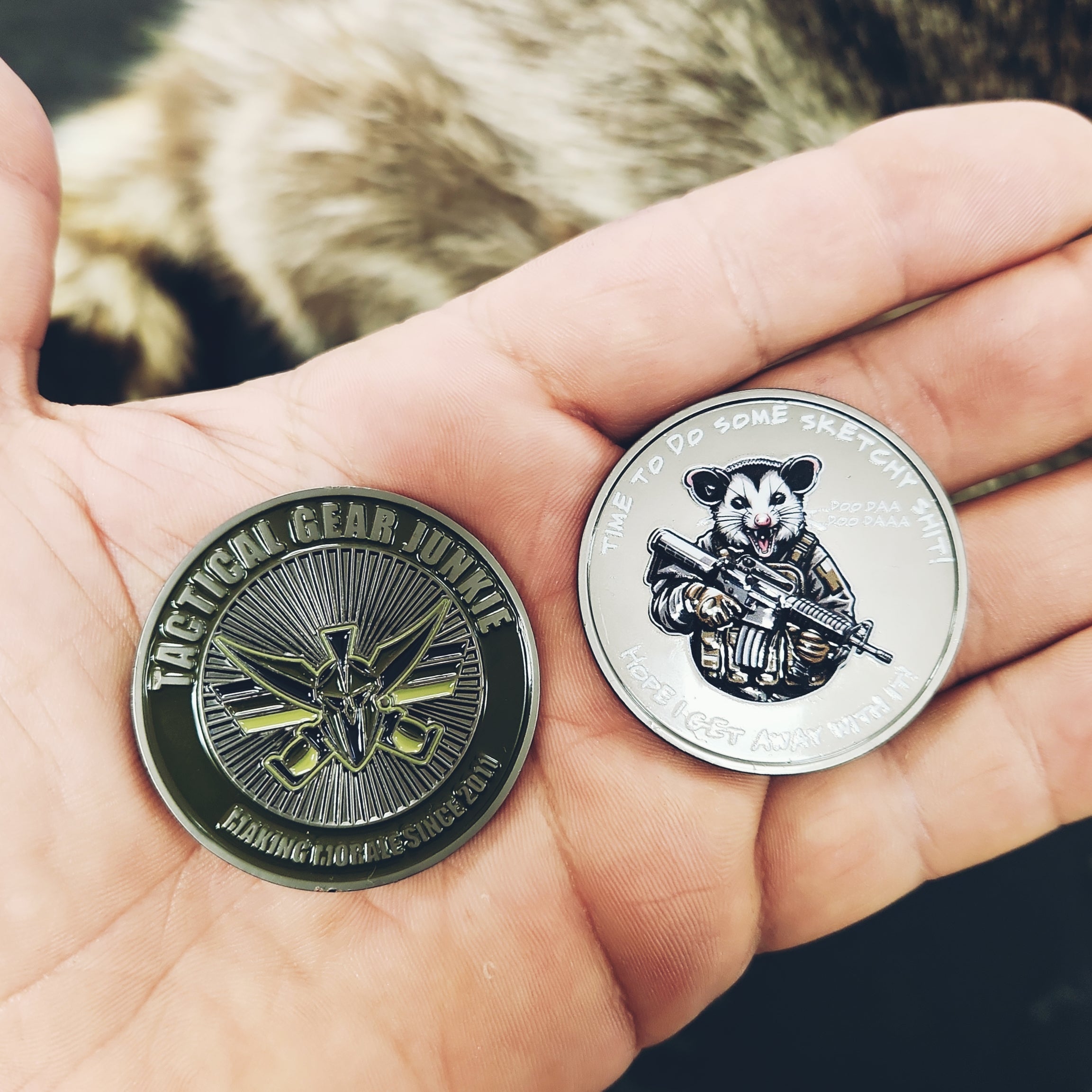 Tactical Gear Junkie - Sketchy Shit - Challenge Coin