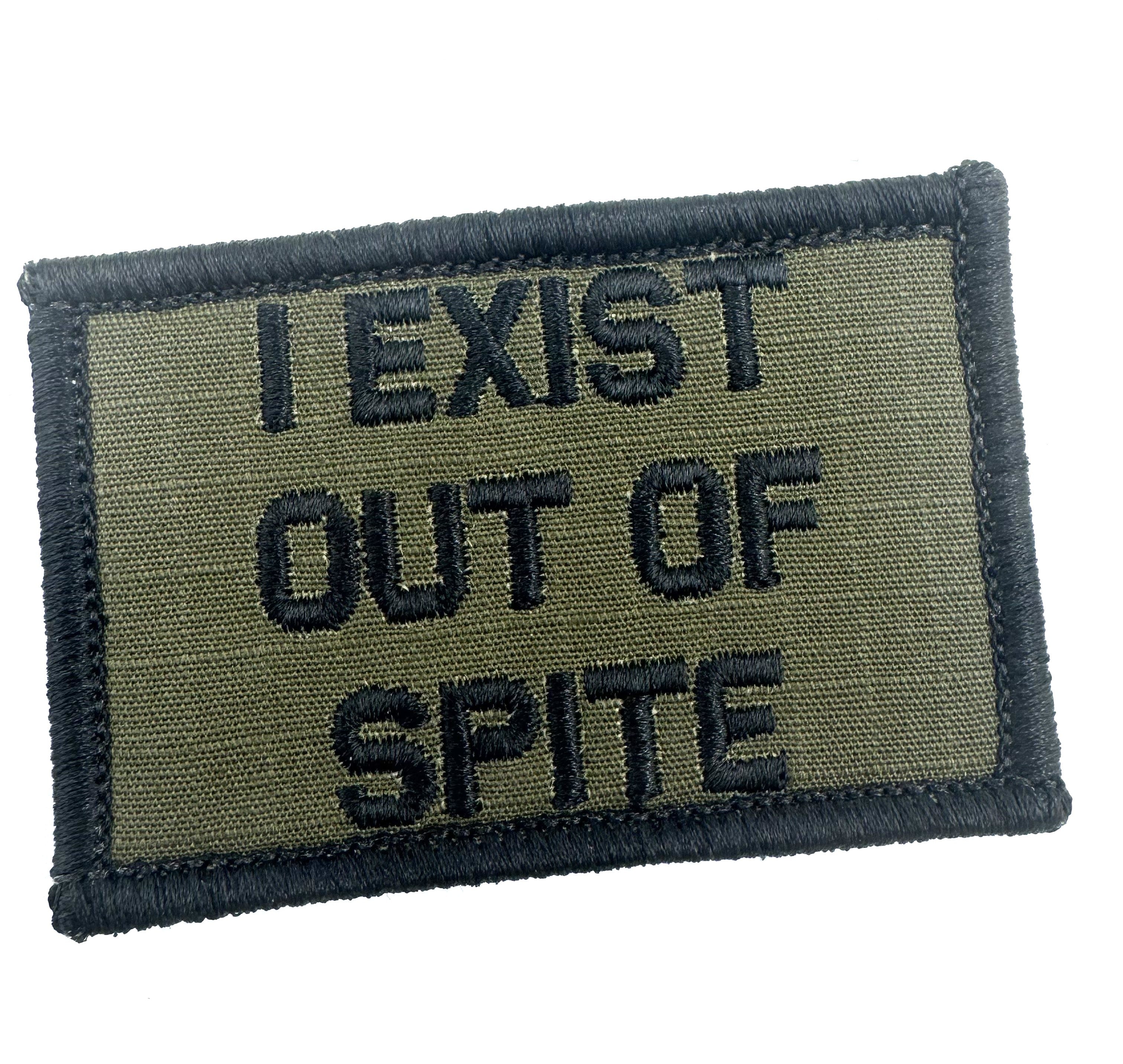As Seen on Socials - I Exist Out of Spite - 2x3 Patch - Multiple Variants