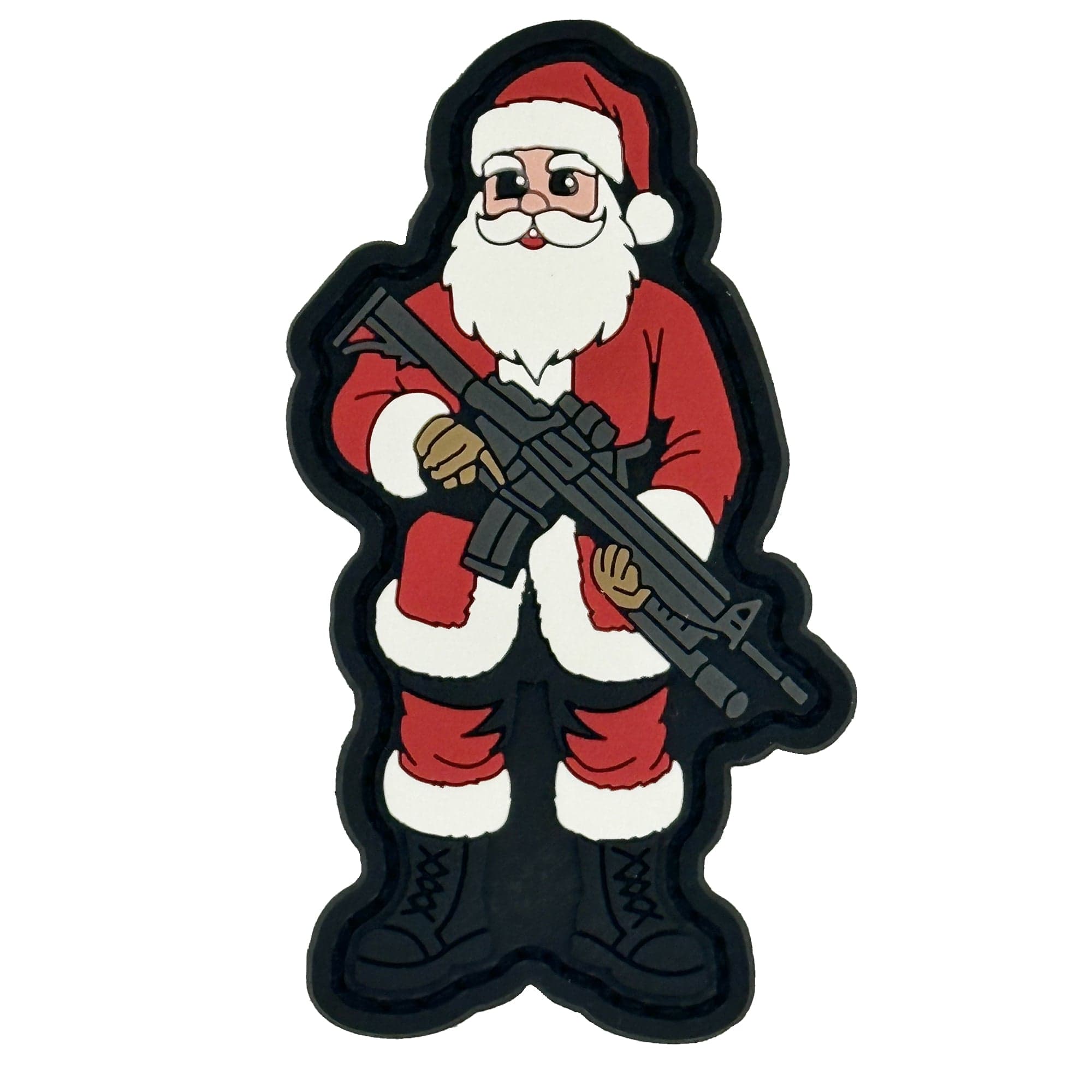Rudolph’s Favorite Fat Guy: Santa - 3" PVC Patch