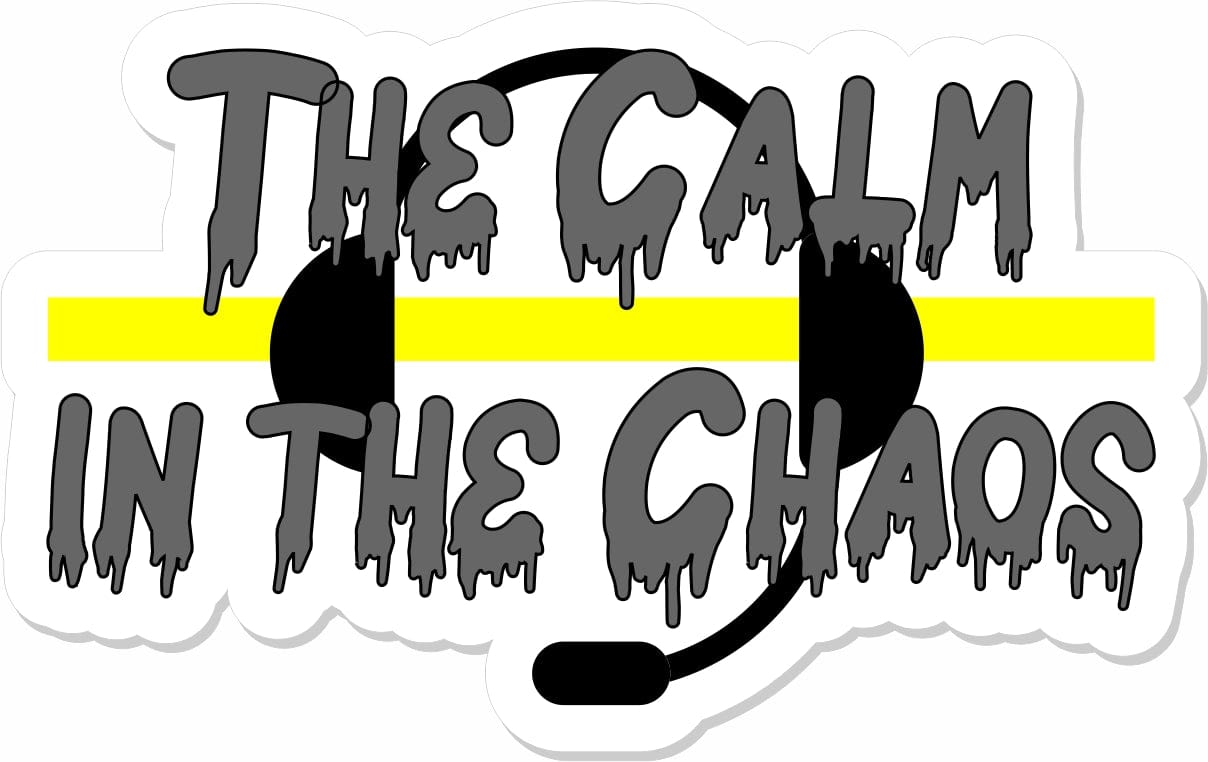The Calm in the Chaos - 4" Sticker