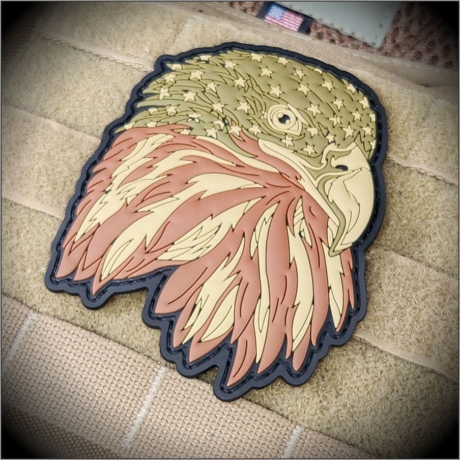 American Flag Eagle - 4" PVC Patch