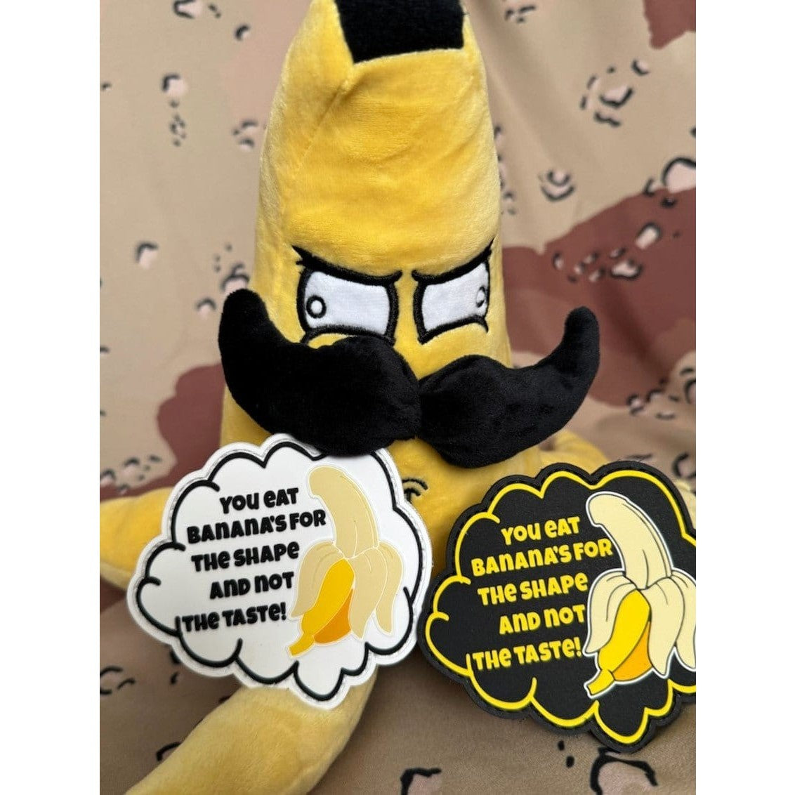 You Eat Banana's For The Shape and Not The Taste! - 3.5 inch PVC Patch