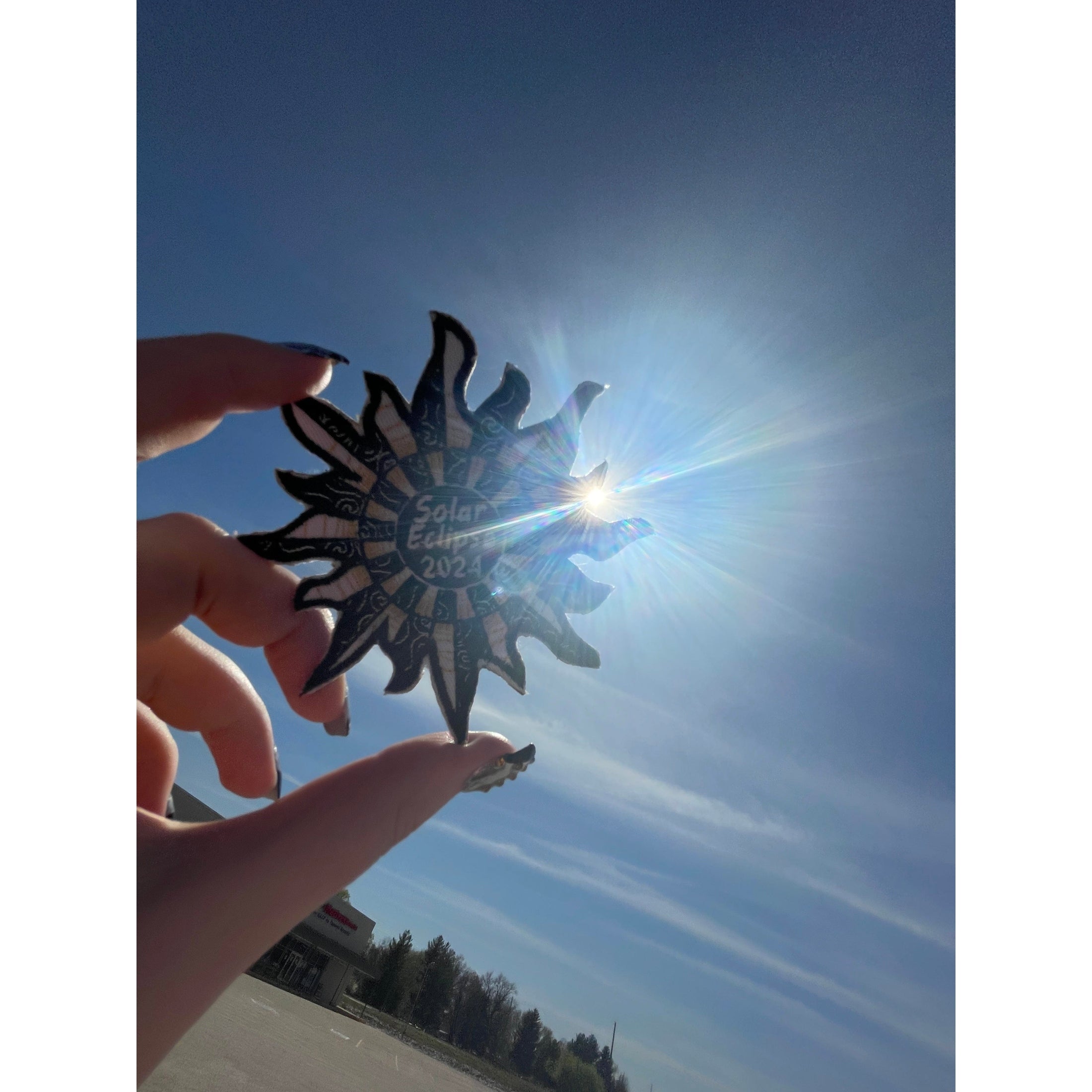 Solar Eclipse 2024 - 4" Embroidered Patch - Limited Time Only