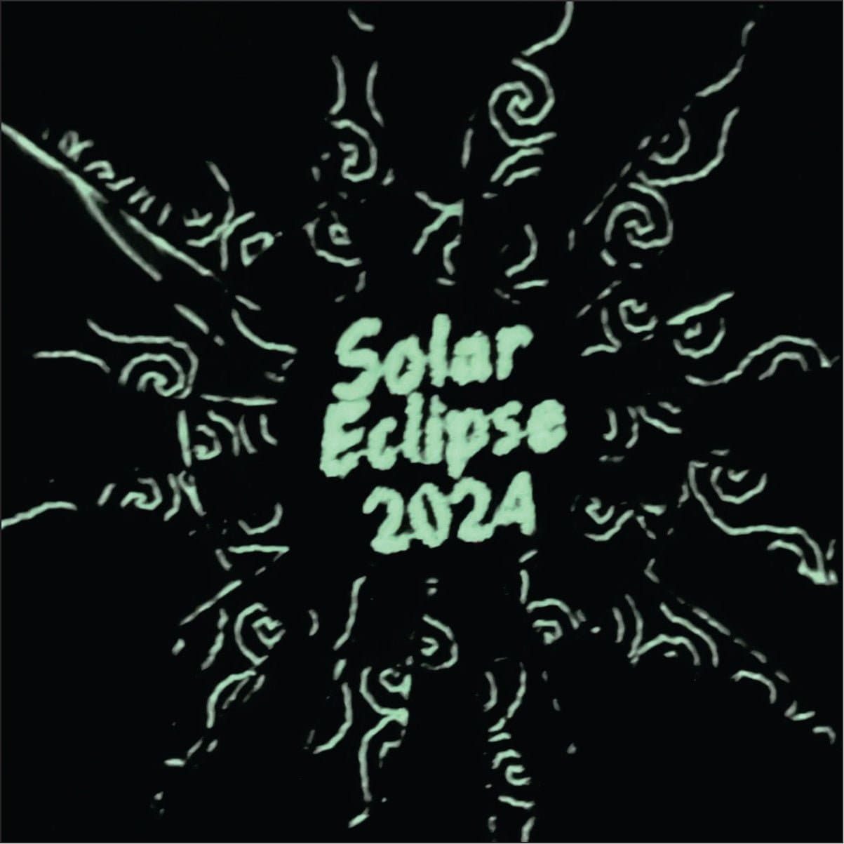 Solar Eclipse 2024 - 4" Embroidered Patch - Limited Time Only