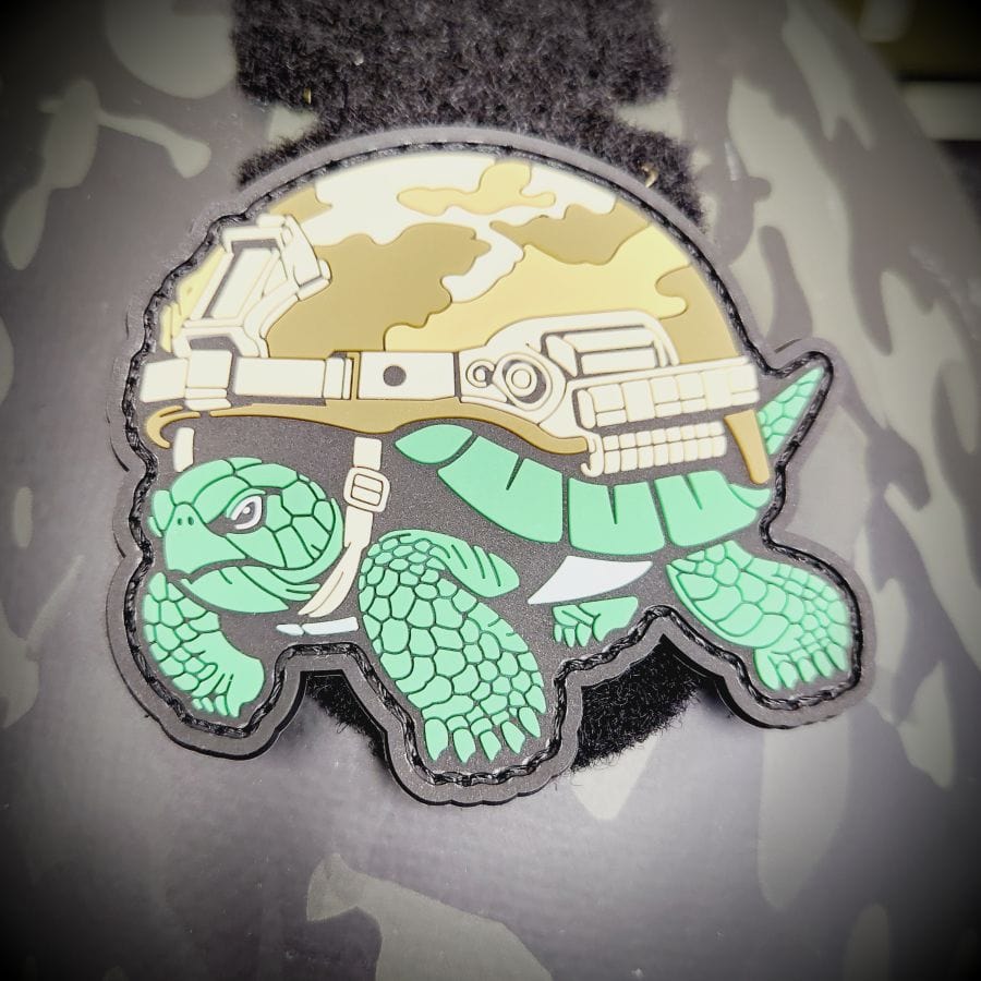 Tommy the Tactical Tortoise -3" PVC Patch