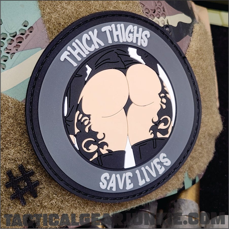 Curvy Crusader - Thick Thighs Save Lives - 3.5" PVC Patch