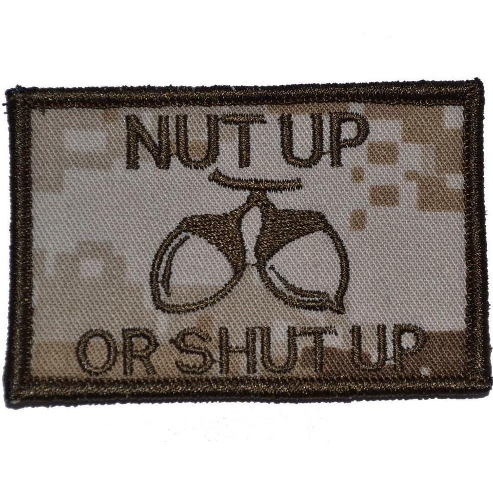 Nut Up or Shut Up - 2x3 Patch