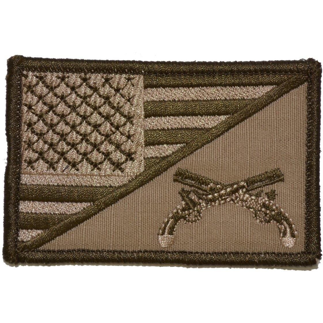 Military Police MP USA Flag 2.25 x 3.5 inch Patch