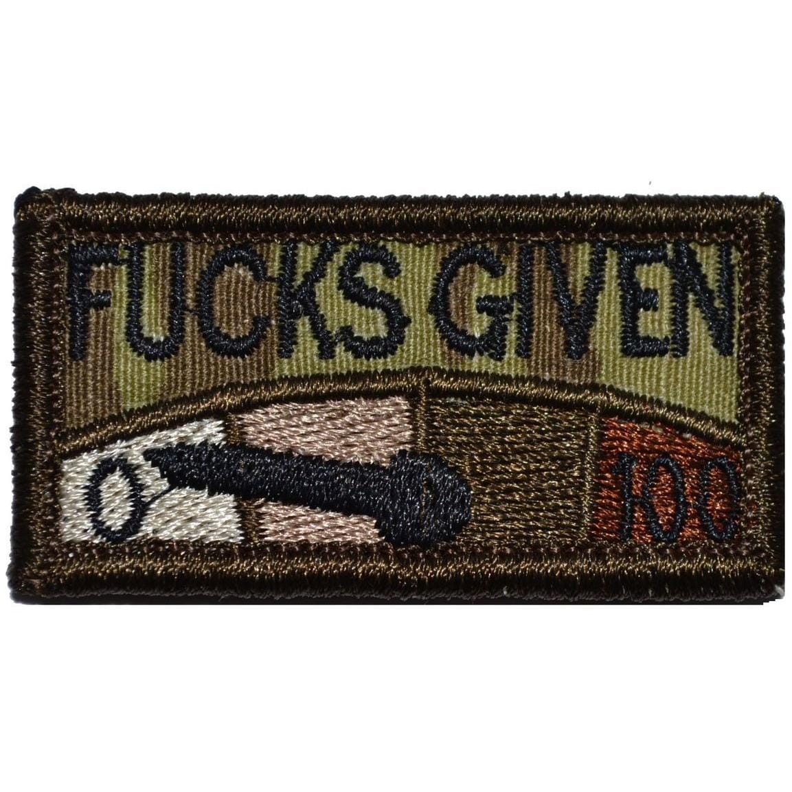 Zero Fucks Given Meter 1x2 - Patch