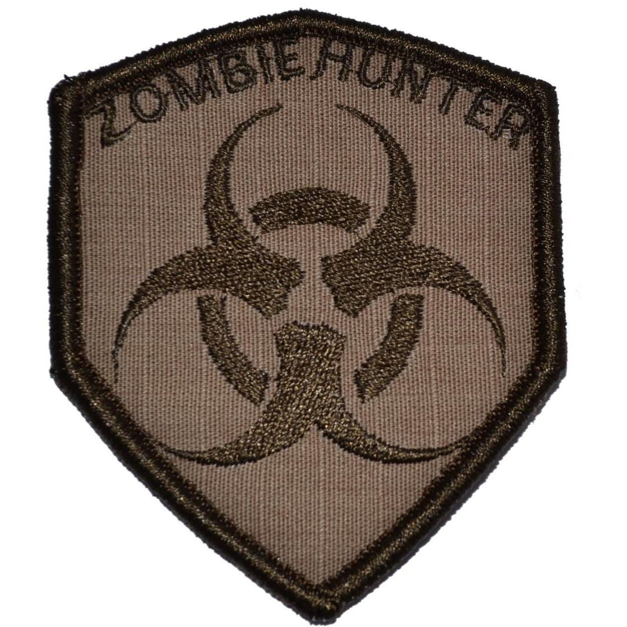Zombie Hunter Biohazard Symbol - Shield Style Patch 2x3.5