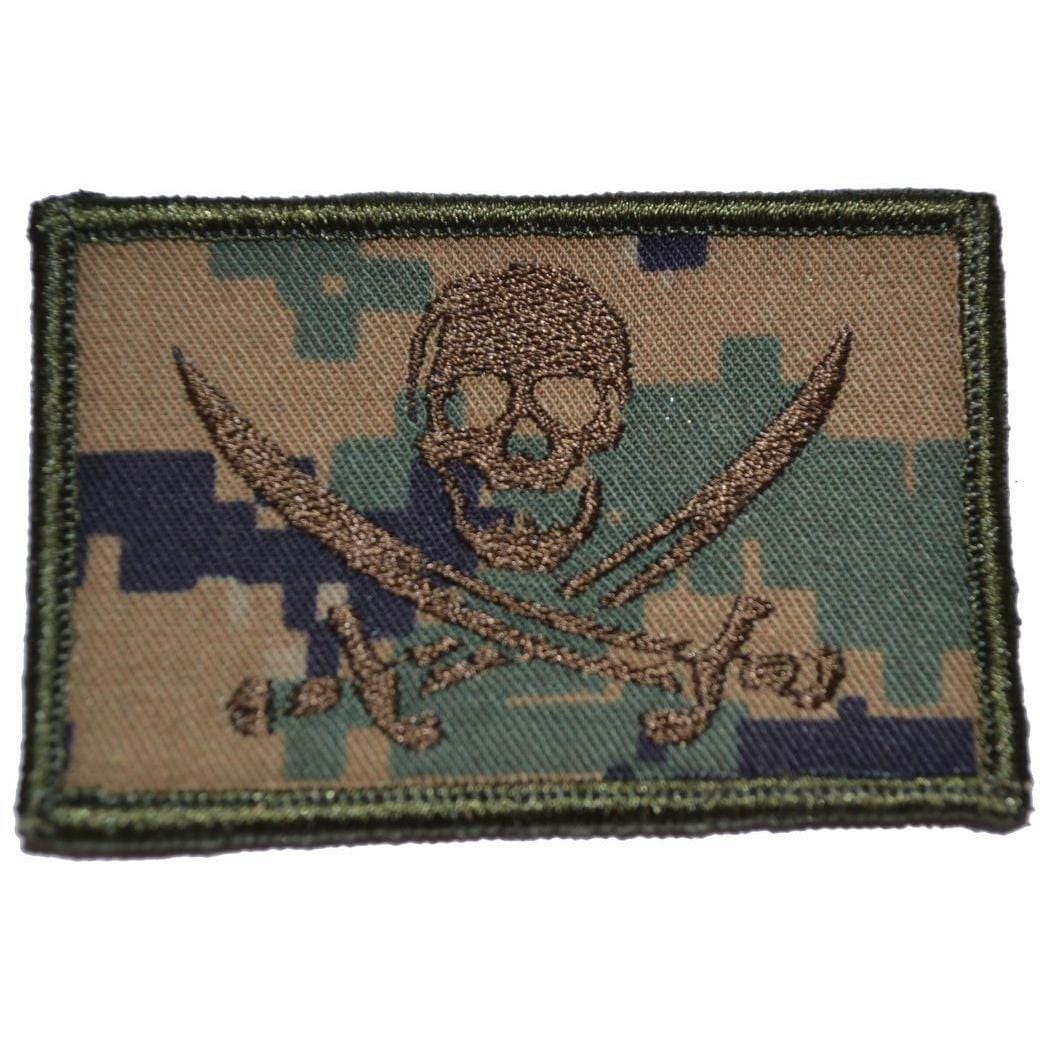 Pirate Jolly Roger - 2x3 Patch