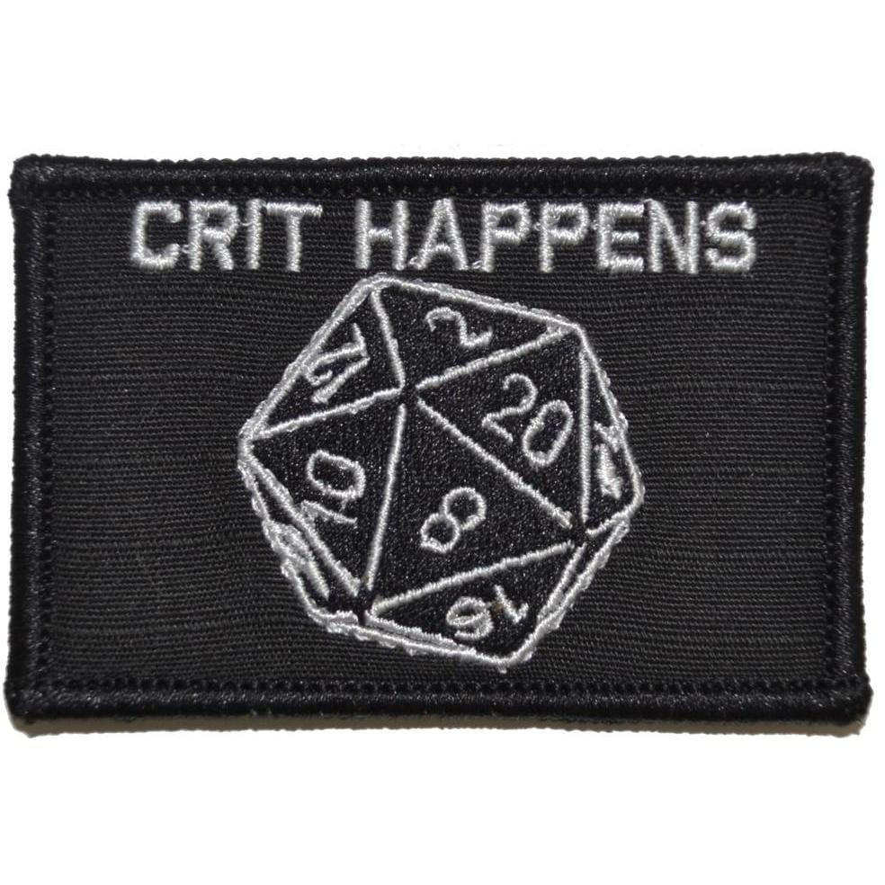 Crit Happens 20-sided die - 2x3 Patch