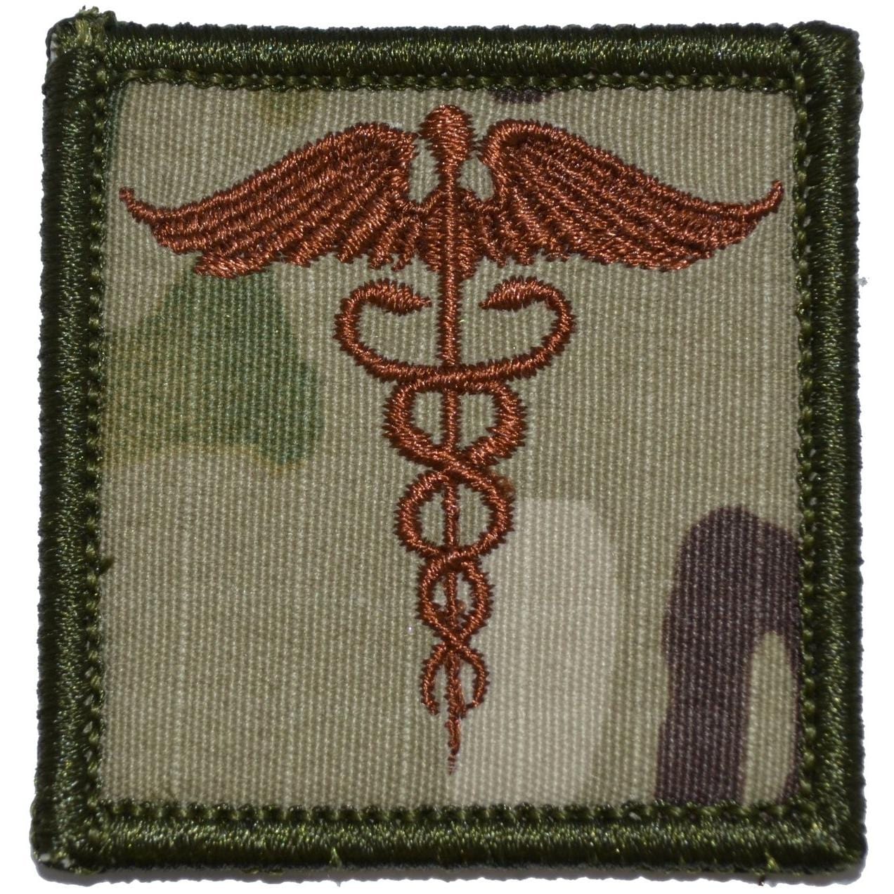 Caduceus, Staff of Life. Medical Symbol - 2x2 Patch
