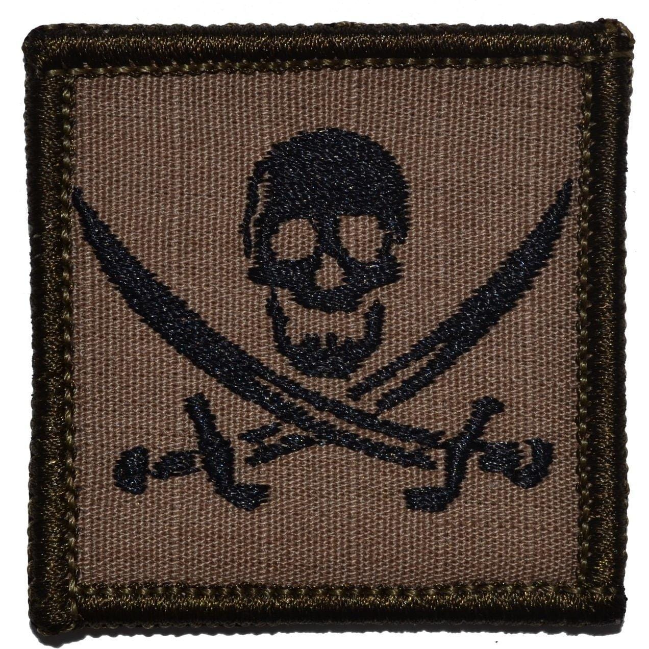 Pirate Jolly Roger - 2x2 Patch
