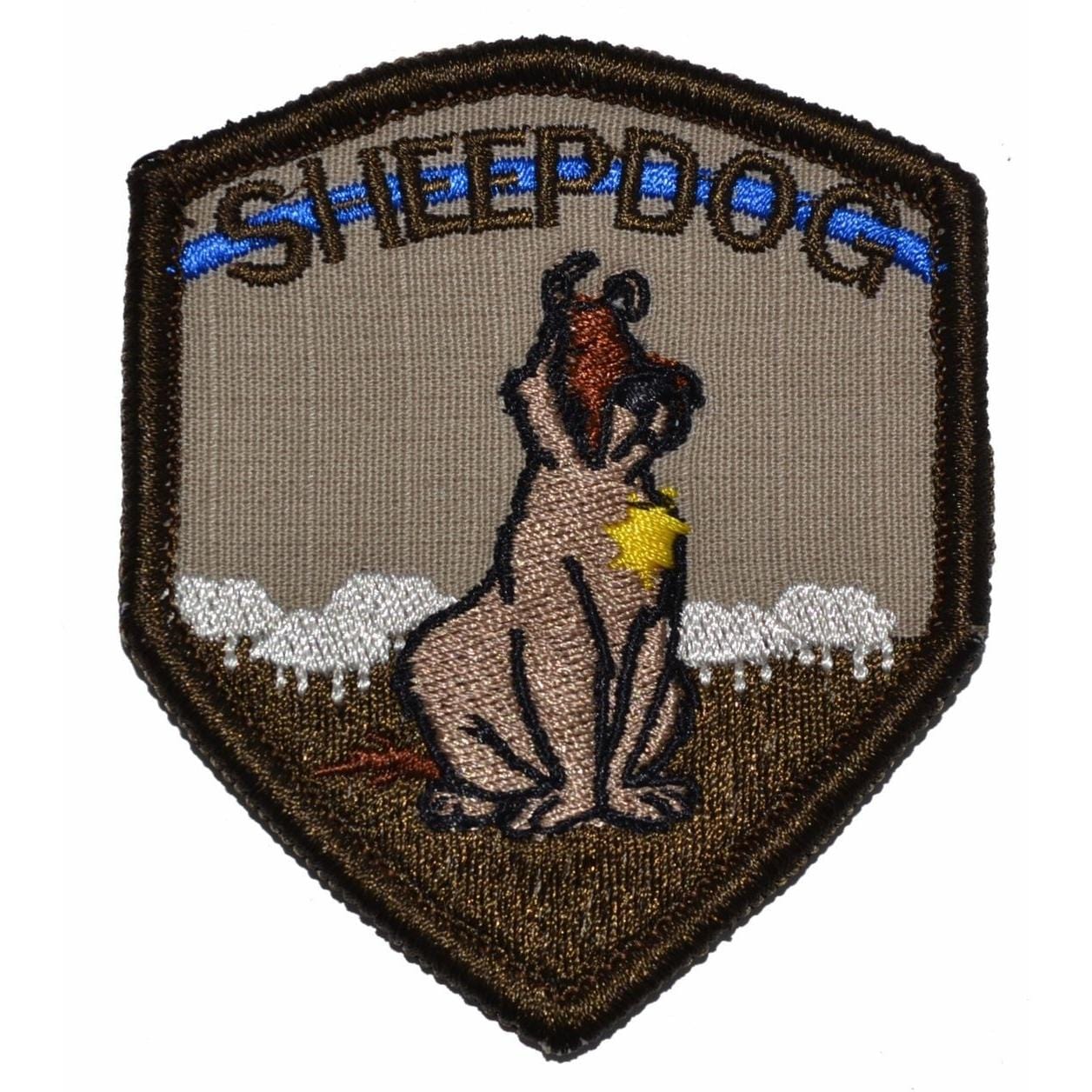 Law Enforcement Sheepdog - Shield Style Patch 2x3.5