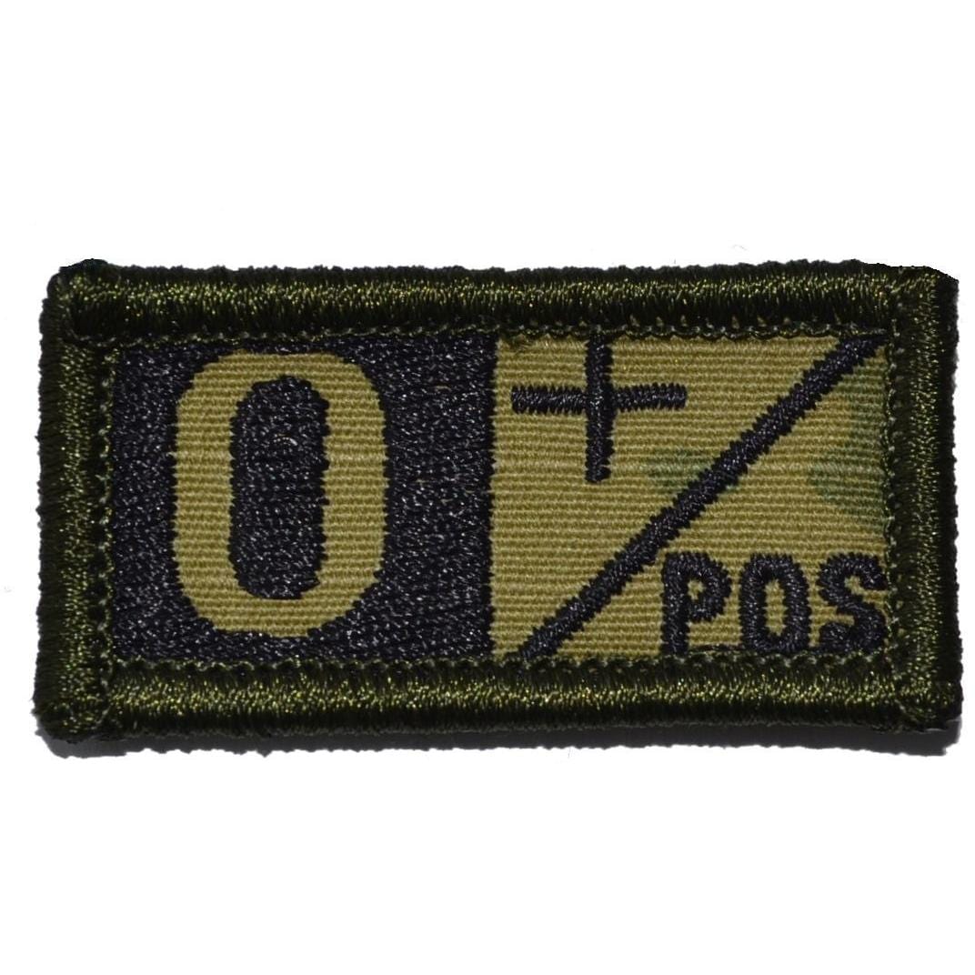 1x2 Blood Type Military / Patch (All Blood Types)
