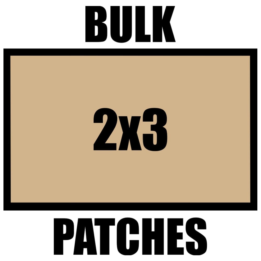 Bulk 2x3 Patches - Variety of Background Colors (Set of 20)