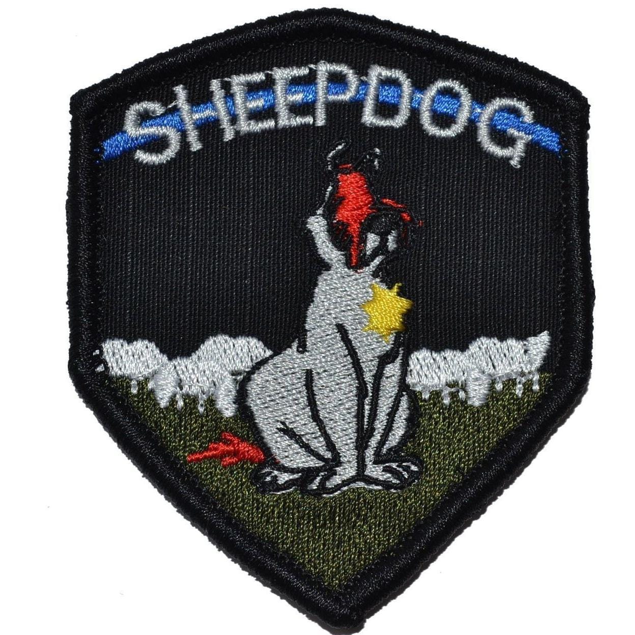 Law Enforcement Sheepdog - Shield Style Patch 2x3.5