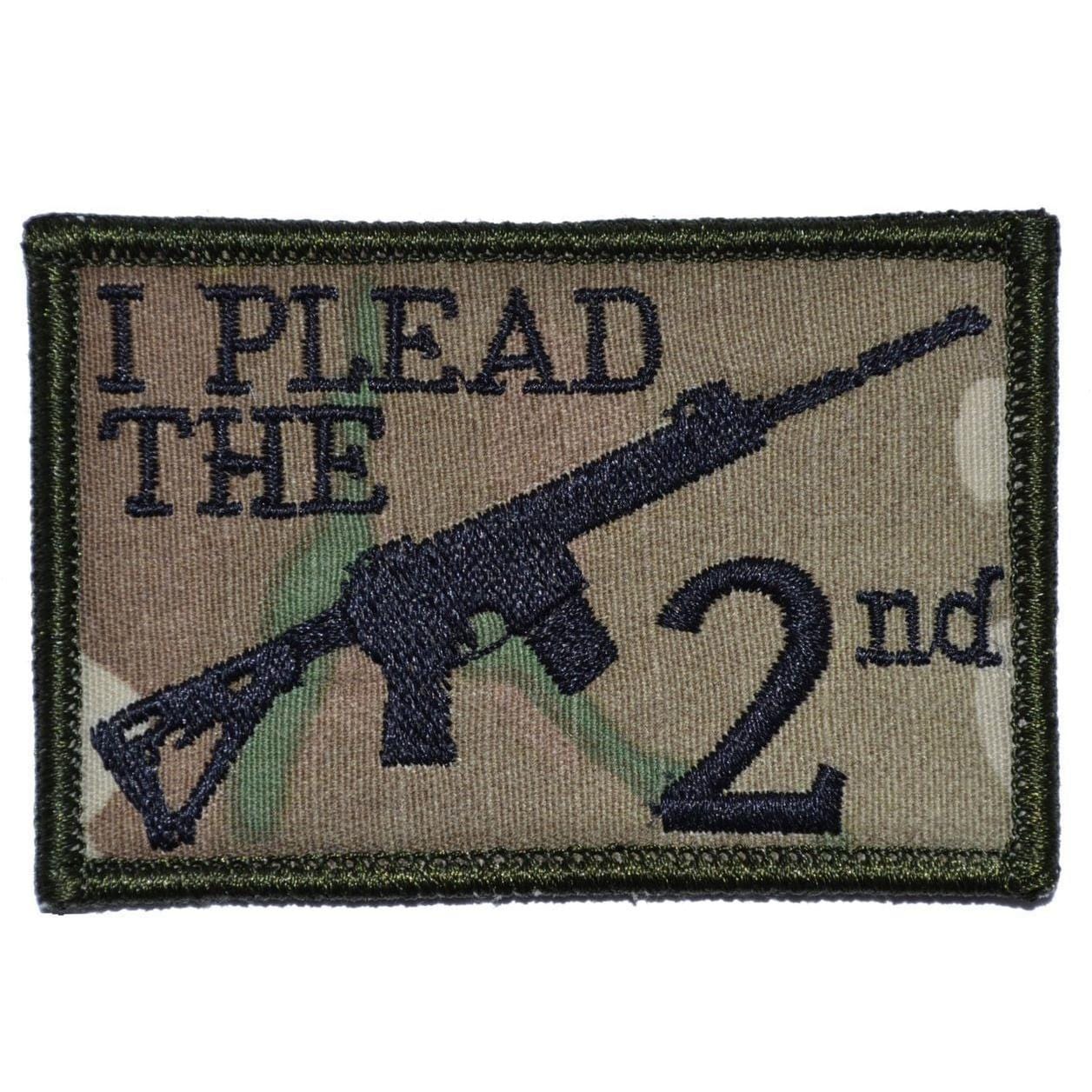 I Plead the 2nd Second Amendment - 2x3 Patch