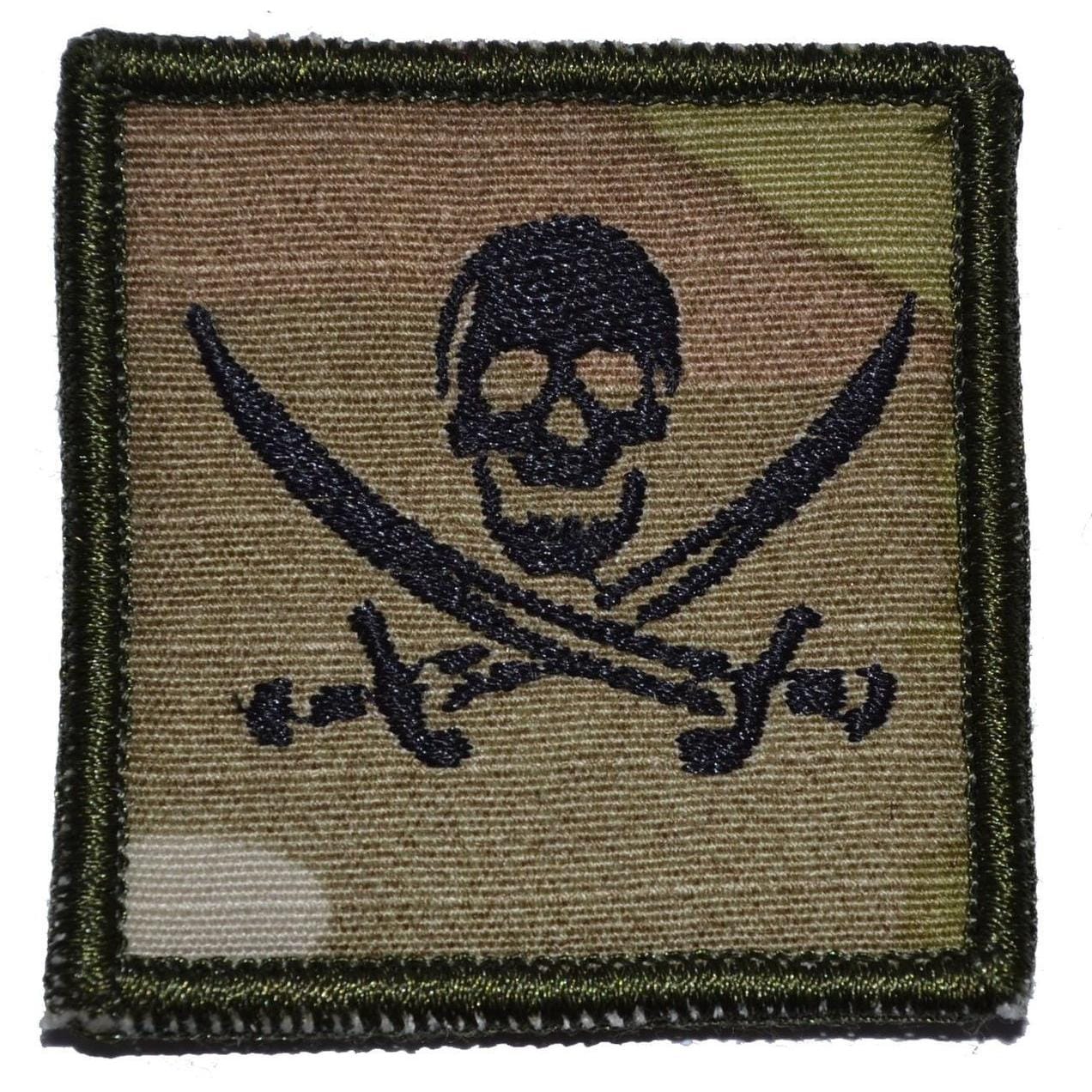 Pirate Jolly Roger - 2x2 Patch