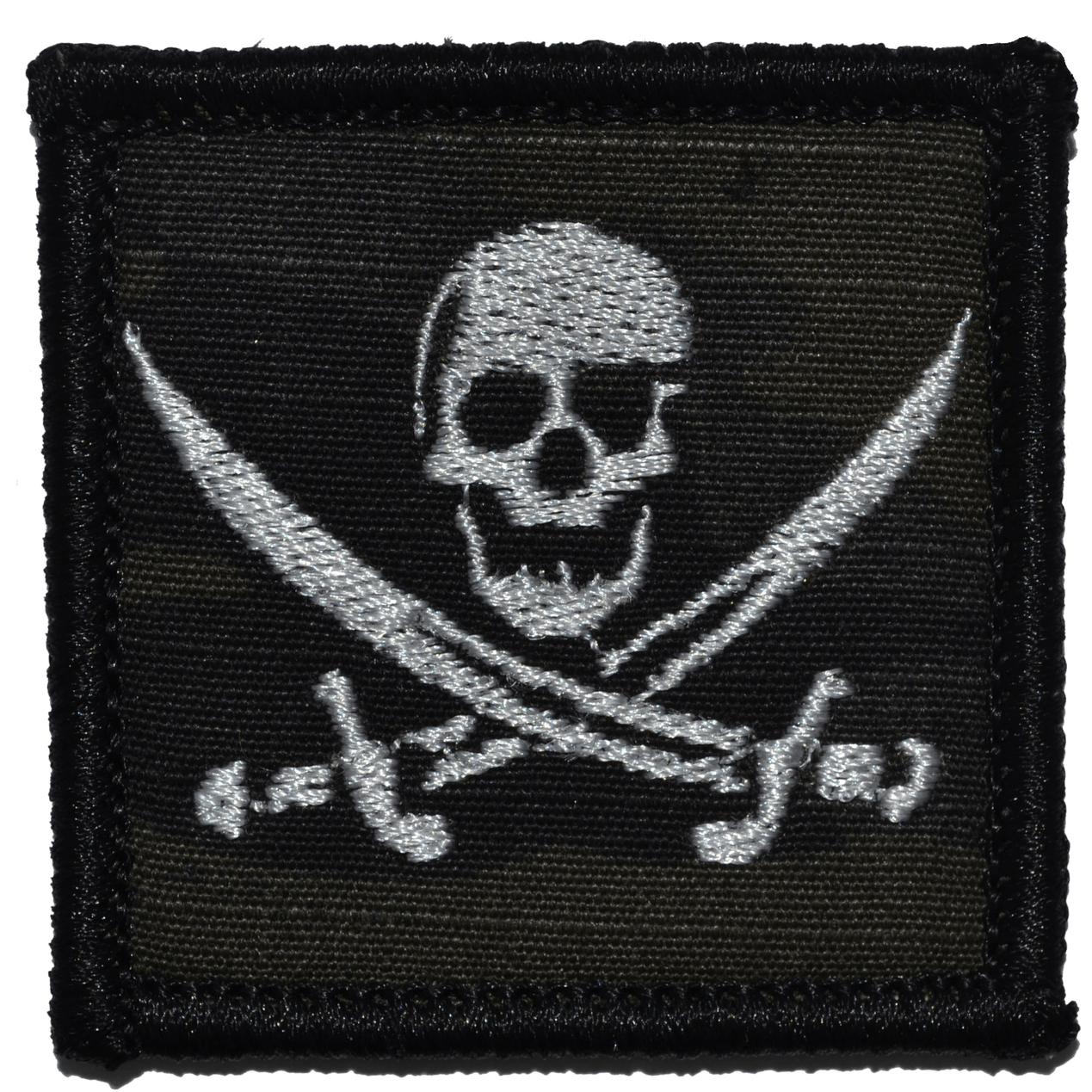 Pirate Jolly Roger - 2x2 Patch