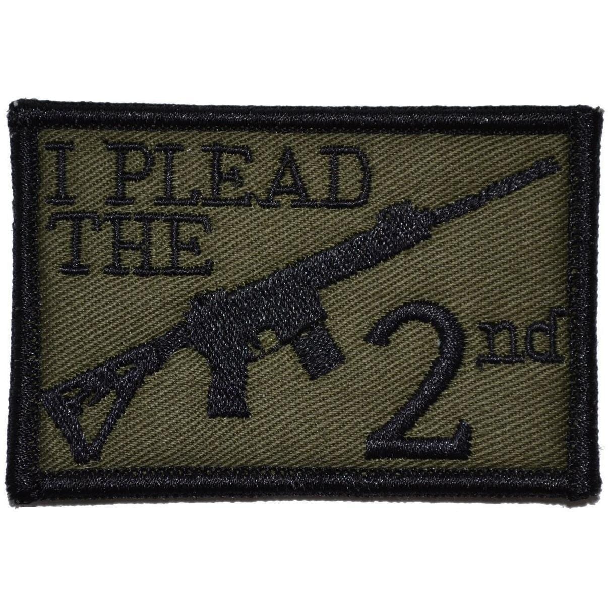 I Plead the 2nd Second Amendment - 2x3 Patch