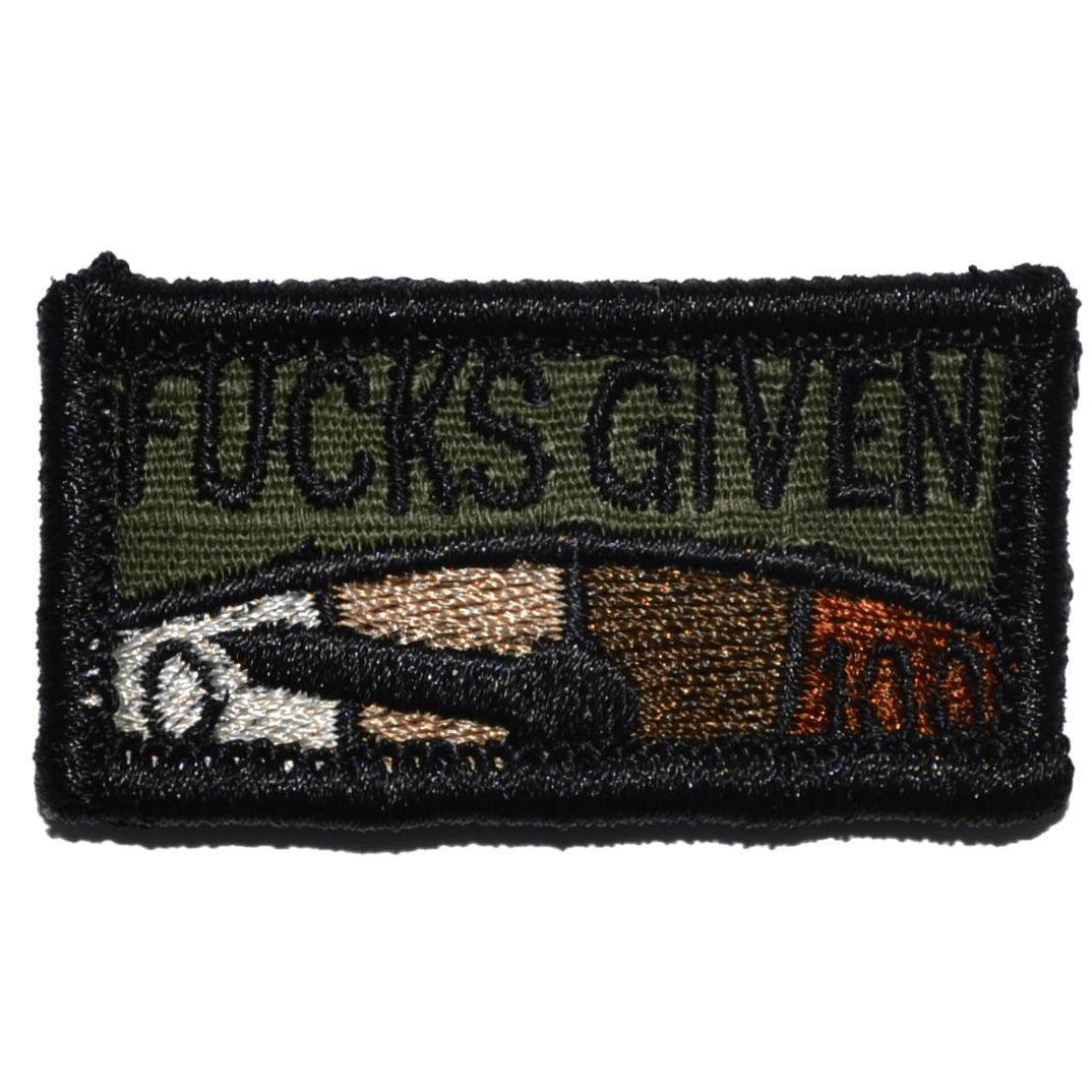 Zero Fucks Given Meter 1x2 - Patch