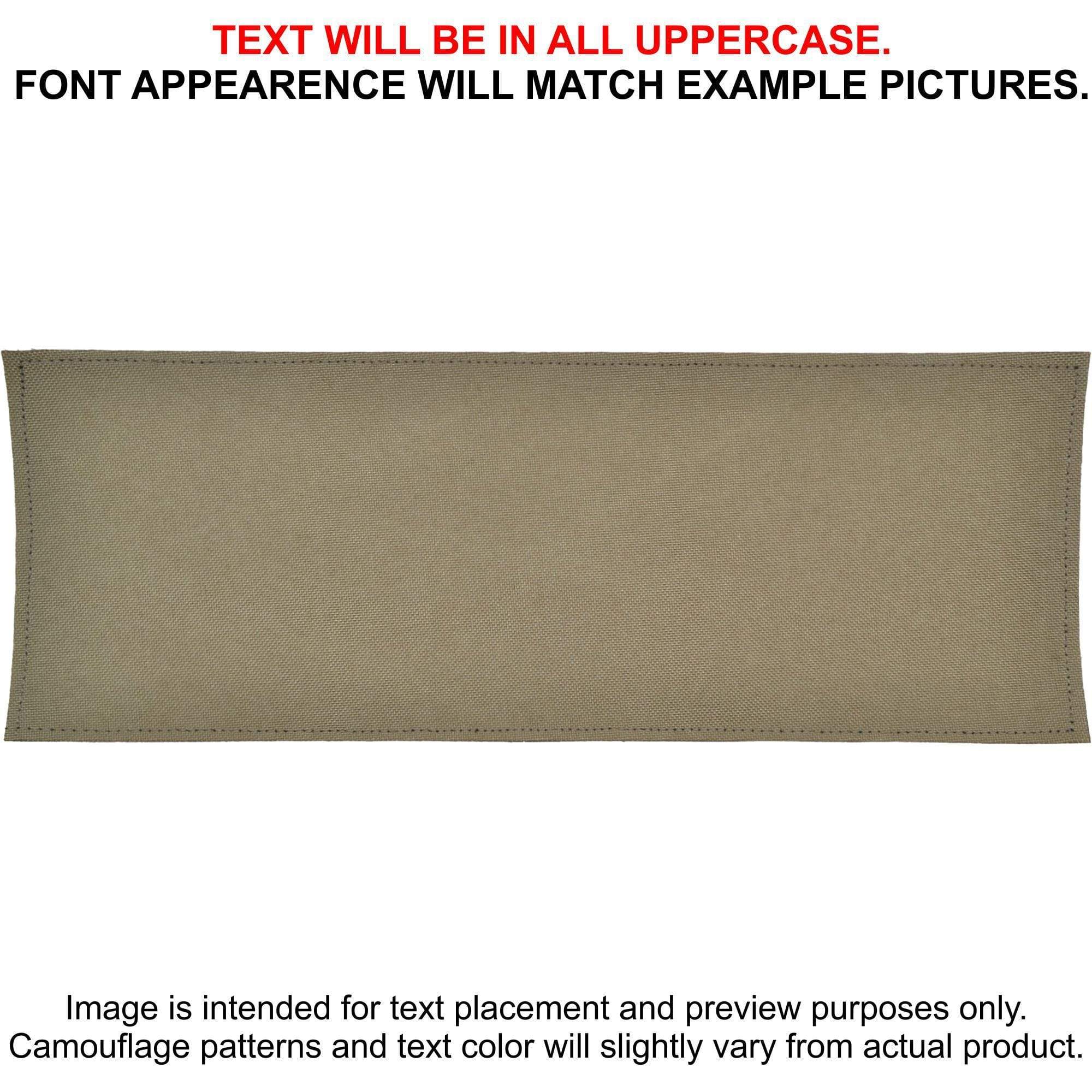 Custom Heat Press Vinyl - 4x11 CORDURA® Patch