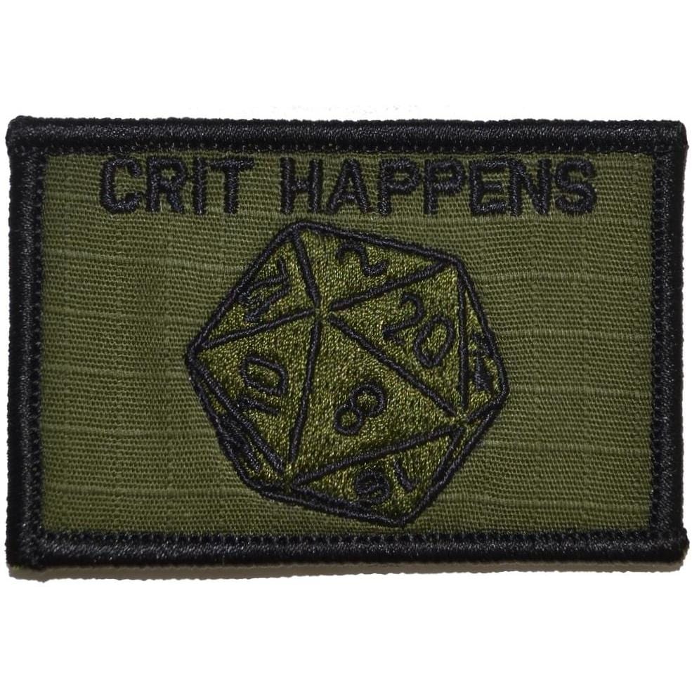 Crit Happens 20-sided die - 2x3 Patch