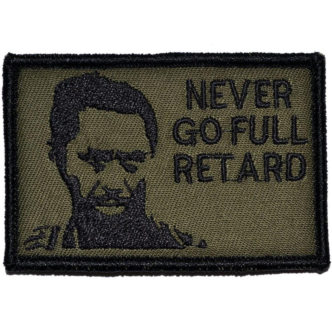 Never Go Full Retard Kirk Lazarus - 2x3 Patch