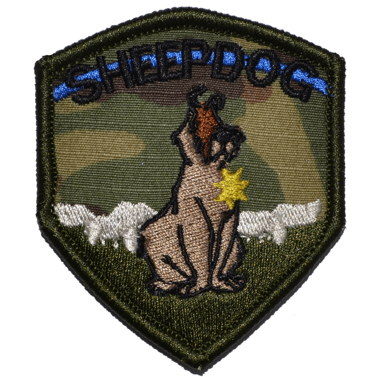 Law Enforcement Sheepdog - Shield Style Patch 2x3.5