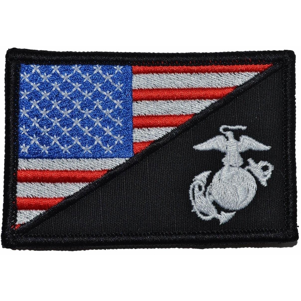 USMC EGA USA Flag 2.25 x 3.5 inch Patch