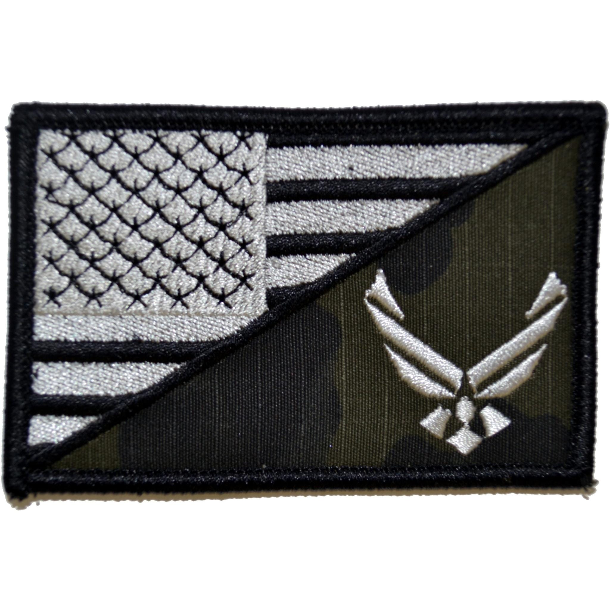 U.S. Air Force Emblem USA Flag - 2.25x3.5 Patch