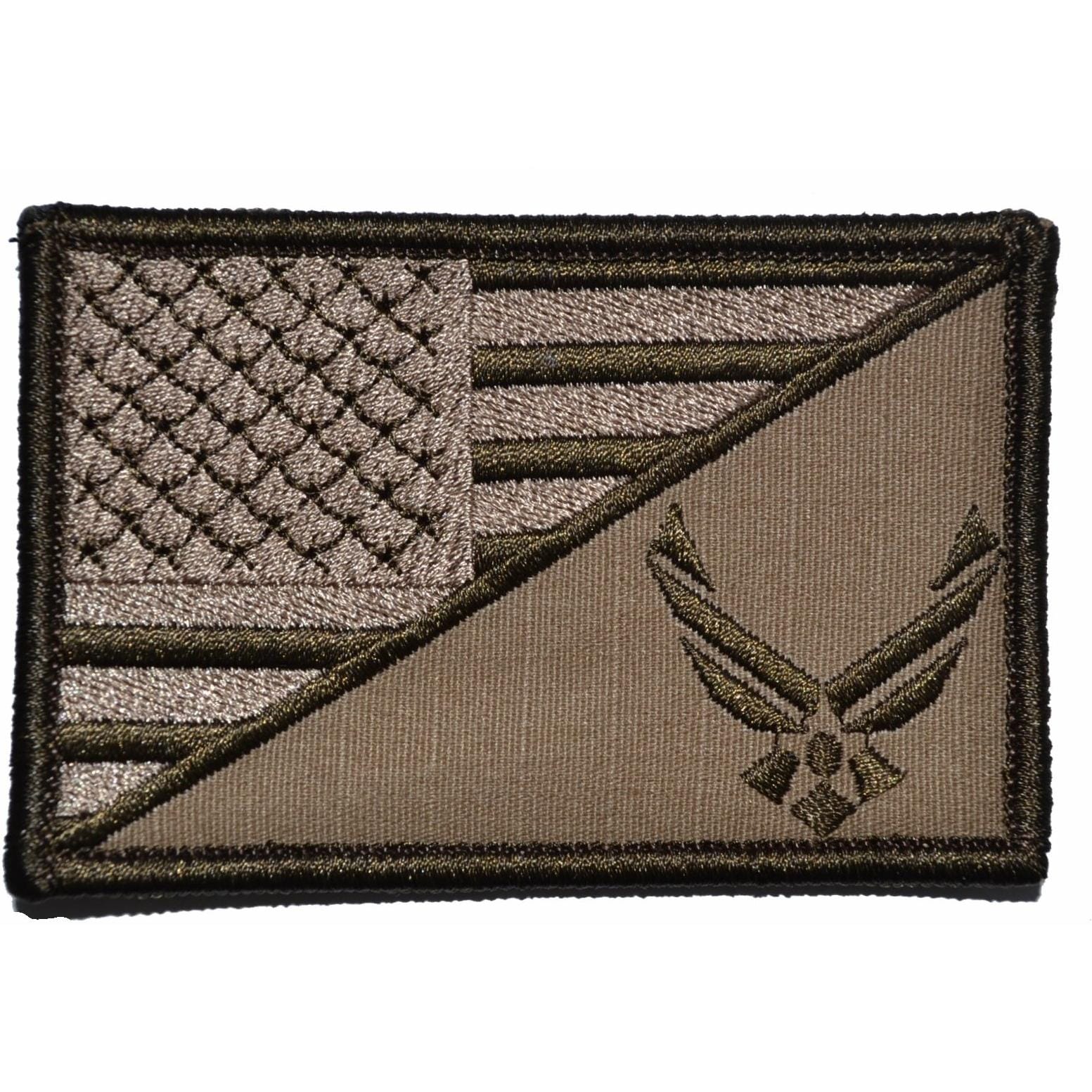 U.S. Air Force Emblem USA Flag - 2.25x3.5 Patch