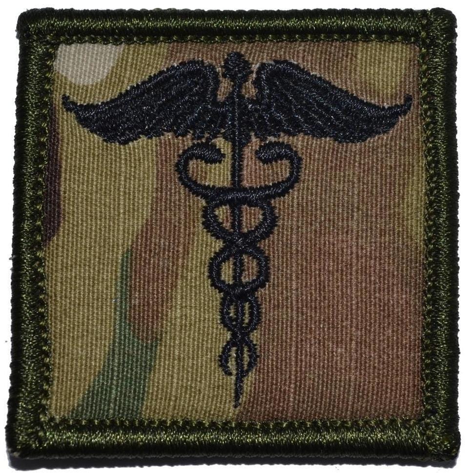 Caduceus Staff of Life - 2x2 Patch