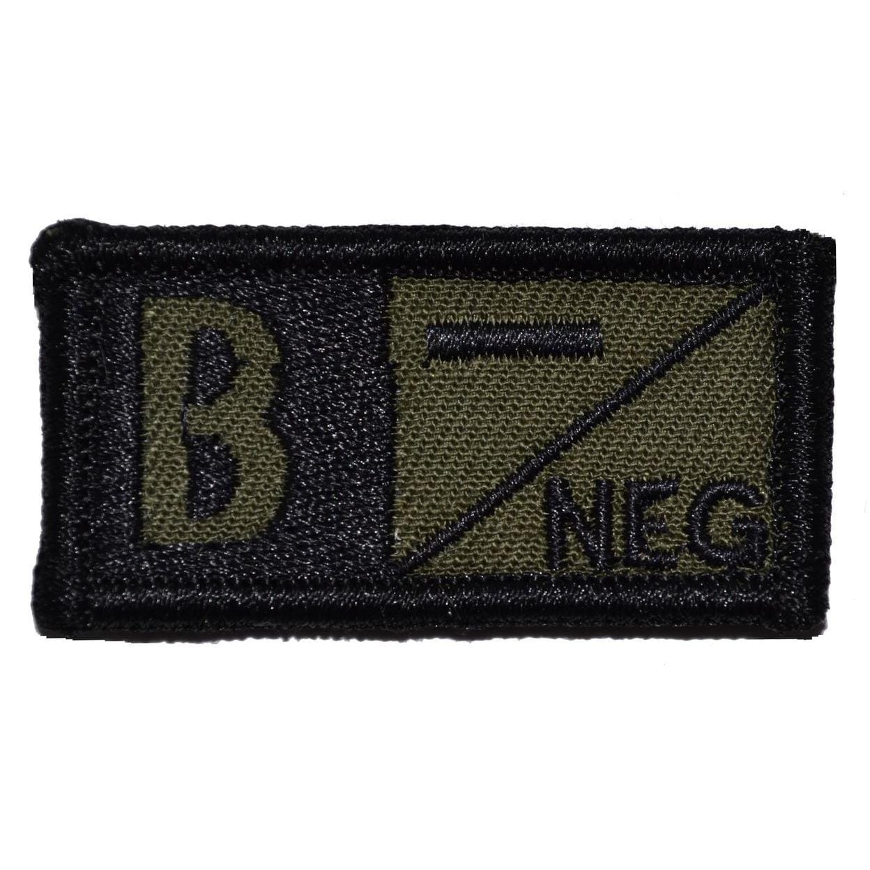 1x2 Blood Type Military / Patch (All Blood Types)