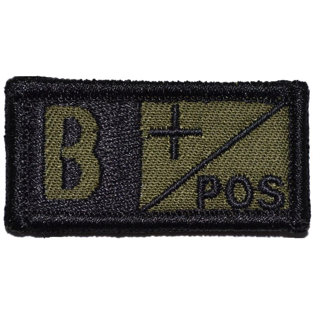 1x2 Blood Type Military / Patch (All Blood Types)