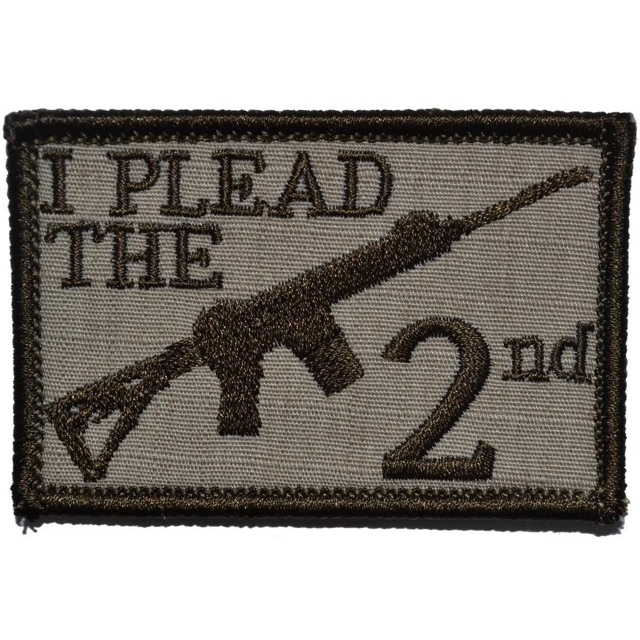I Plead the 2nd Second Amendment - 2x3 Patch
