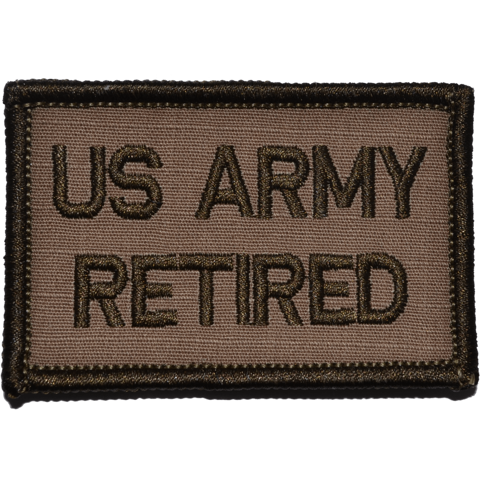 US Army Retired- 2x3 Patch