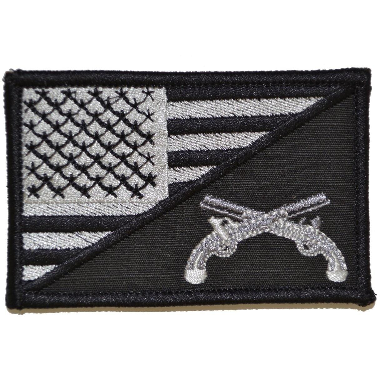 Military Police MP USA Flag 2.25 x 3.5 inch Patch