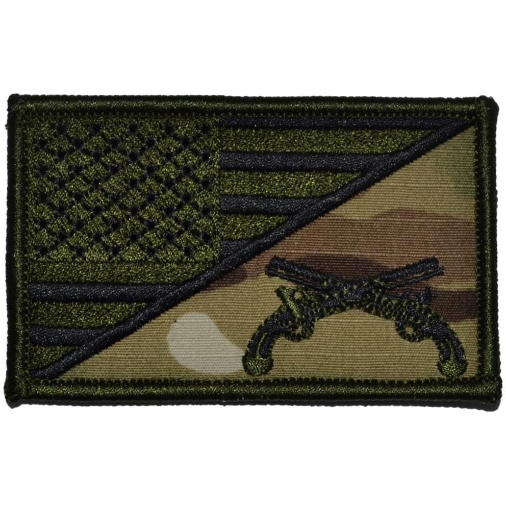 Military Police MP USA Flag 2.25 x 3.5 inch Patch