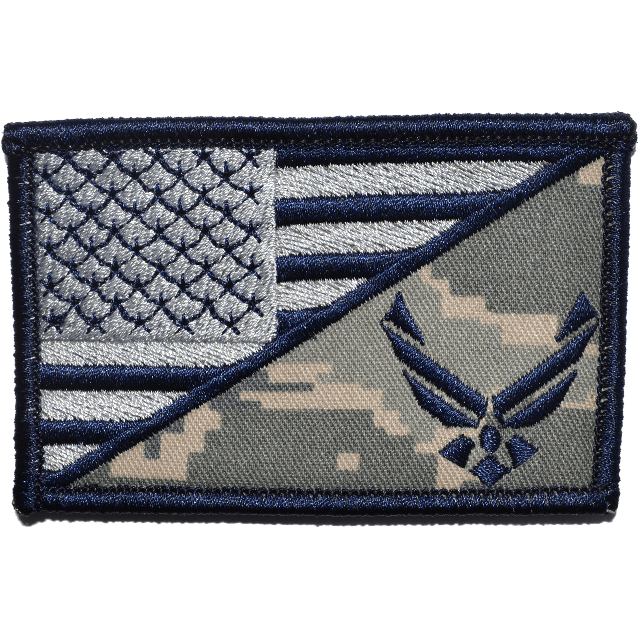 U.S. Air Force Emblem USA Flag 2.25 x 3.5 inch Patch