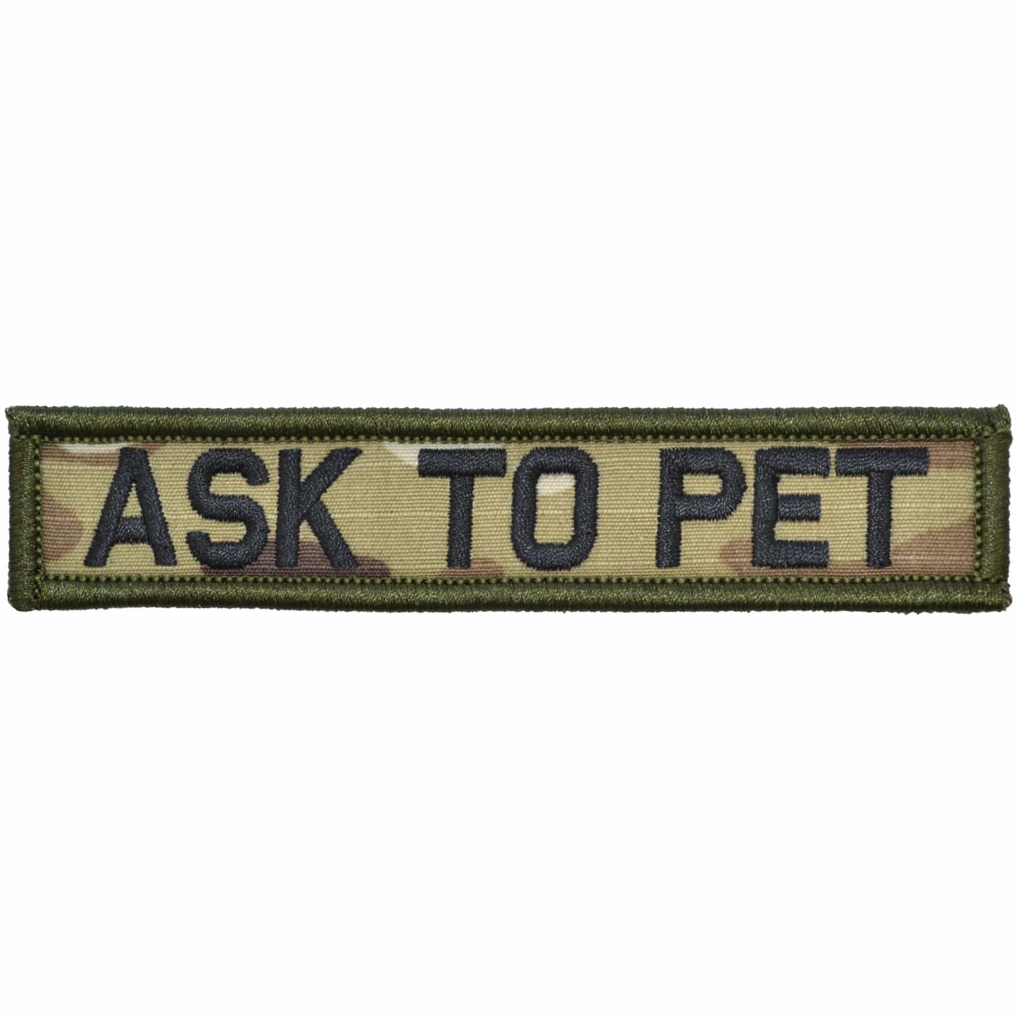 Ask To Pet- 1x5 Patch