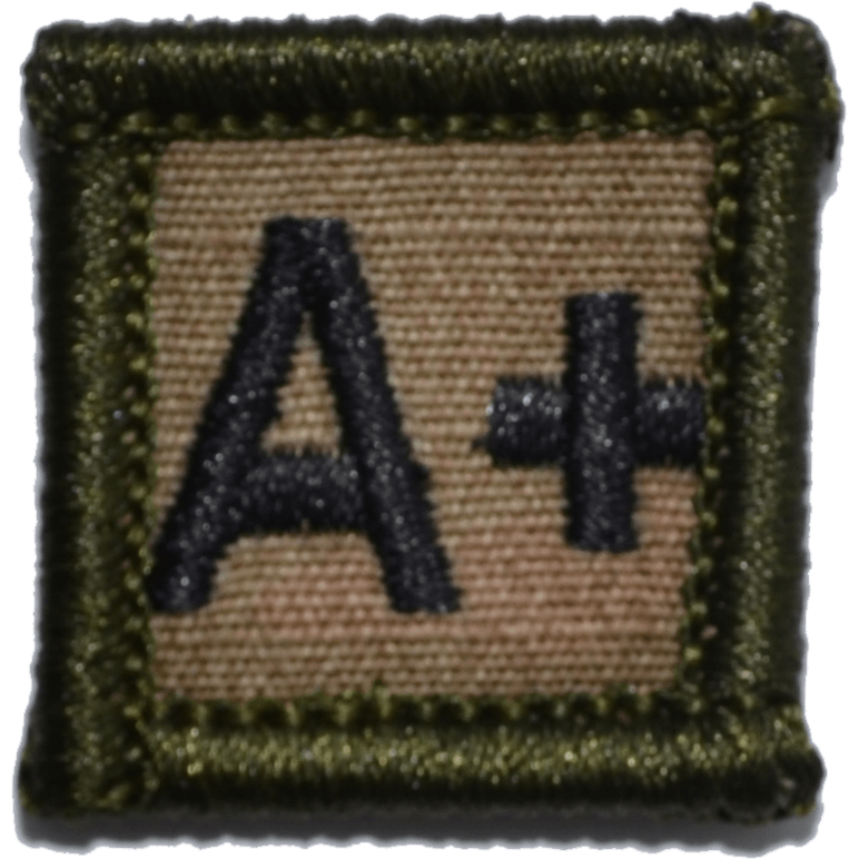 Blood Type A POS - 1x1 Patch