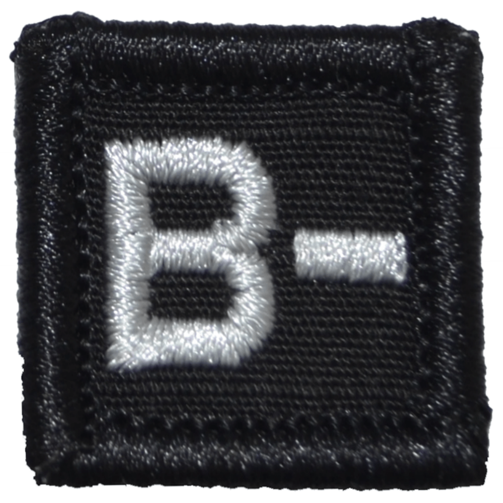 Blood Type B NEG - 1x1 Patch