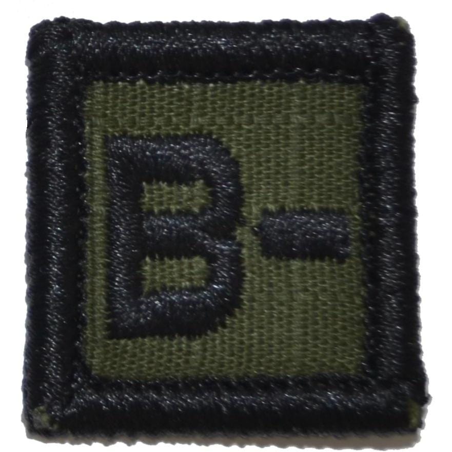 1x1 Blood Type Military / Patch (All Blood Types)